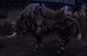 Striped Mousse Ridin' Boar